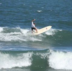 Gene Varano hits the waves at New Smyrna