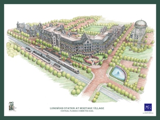 ACI's Rendering of The Longwood Sunrail Stop